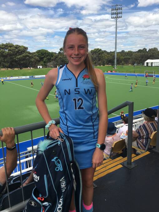 PLAYING FOR THE STATE: Emily Thompson represented NSW in the senior all schools girl team at the Pacific School Games in December 2017. Picture: SUPPLIED.