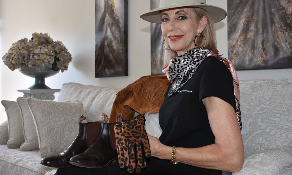 BOOTS AND BRIMS: Cr Maree Statham says this year's Ironfest theme makes it easy to come up with an impressive outfit using everyday items. Picture: PHOEBE MOLONEY