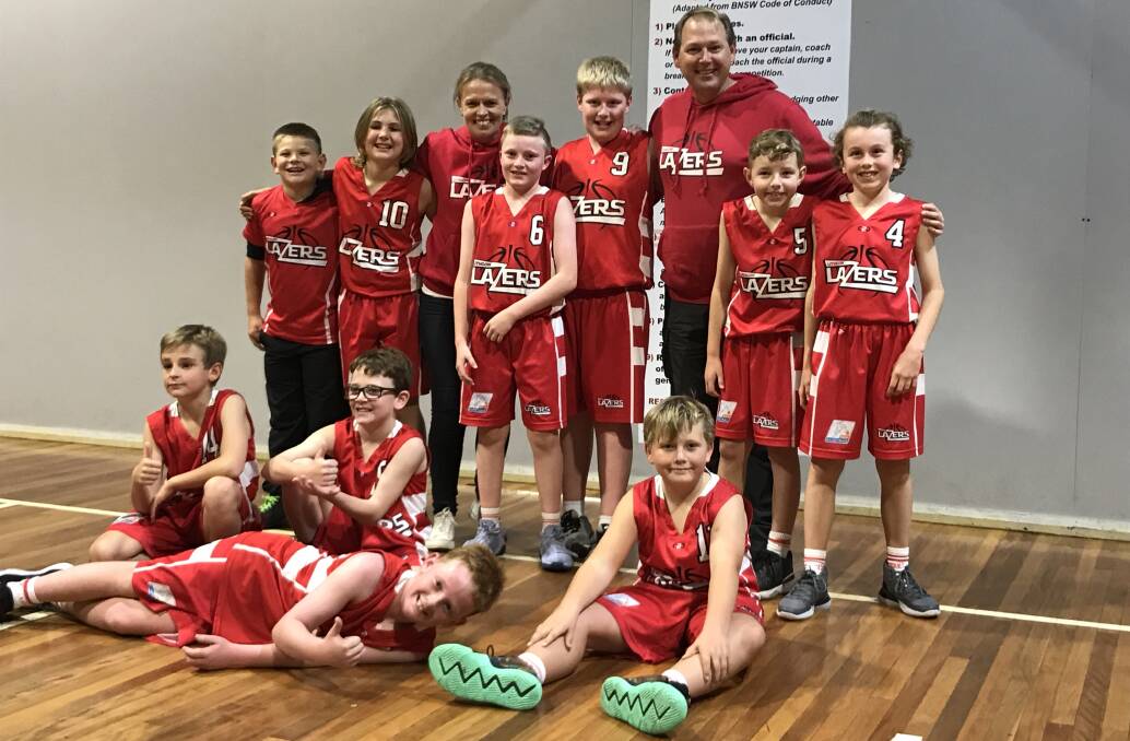UP THERE: The Lithgow Lazers under 12 juniors finished at the top of their pool. Picture: SUPPLIED. 