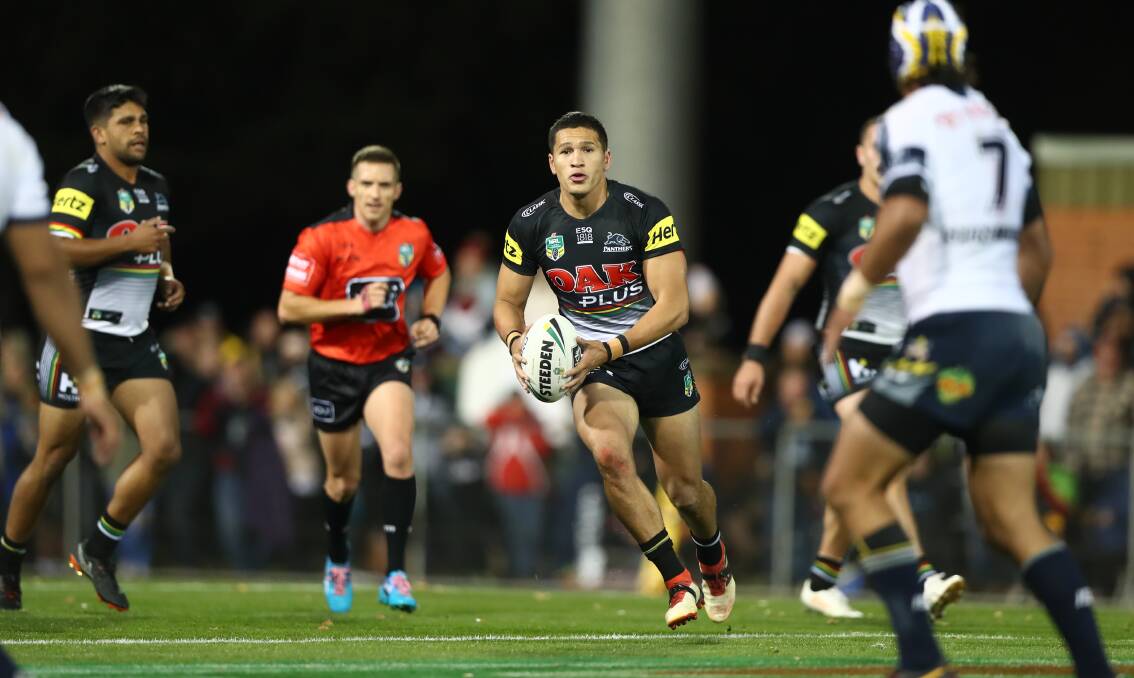 WHOLE NEW BALL GAME: The Penrith Panthers played the North Queensland Cowboys in May this year.