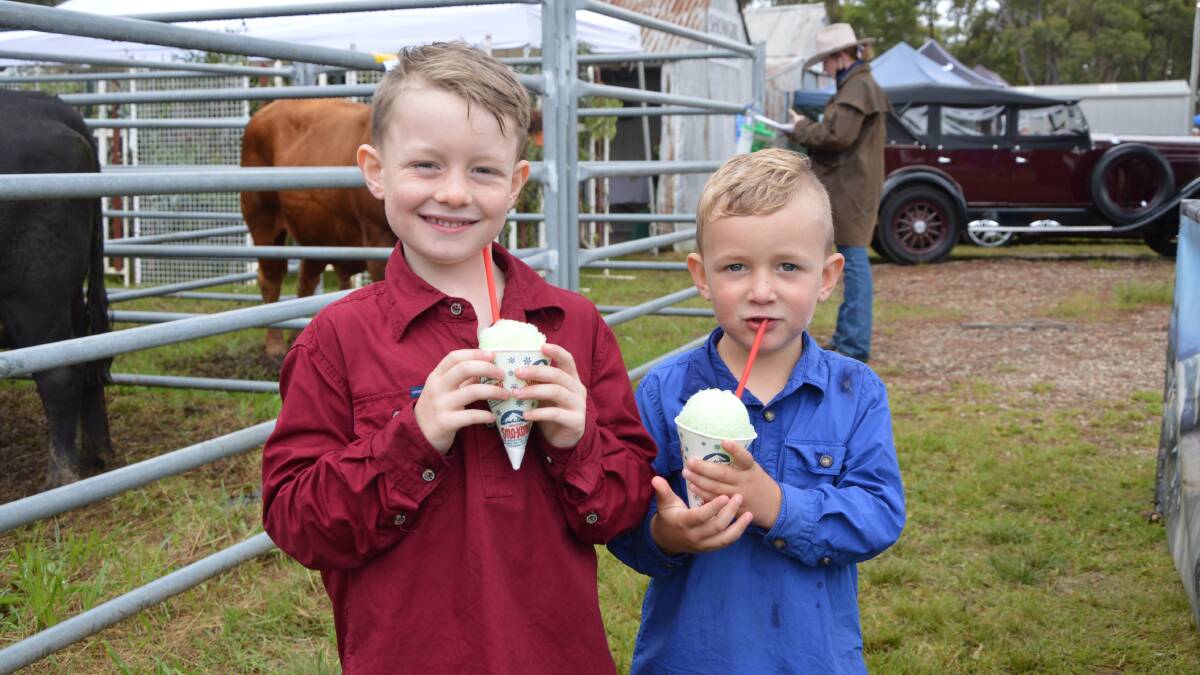 Parker and Cohen Monds at the Rydal Show in 2022.