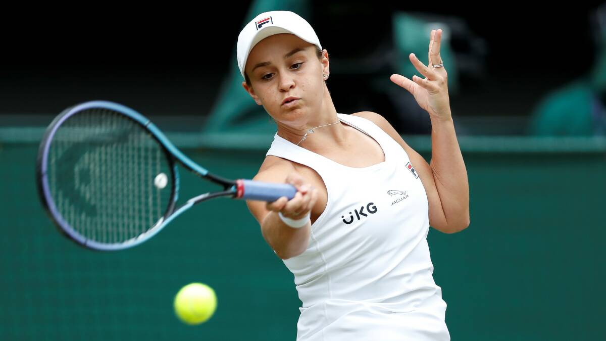 Ash Barty is one of Australia's best gold-medal hopes at the Tokyo Games. Picture: Getty Images