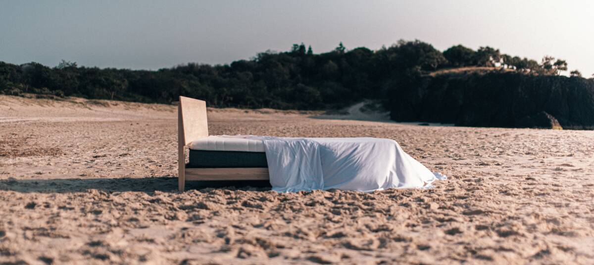 Guilt-free sleep: Sleep easy knowing your mattress is making a difference. Photos: Supplied