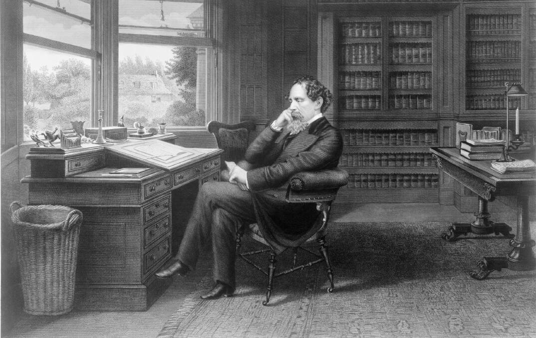 Charles Dickens, a man of contradictions, in his study at Gad's Hill Place. Picture: Shutterstock