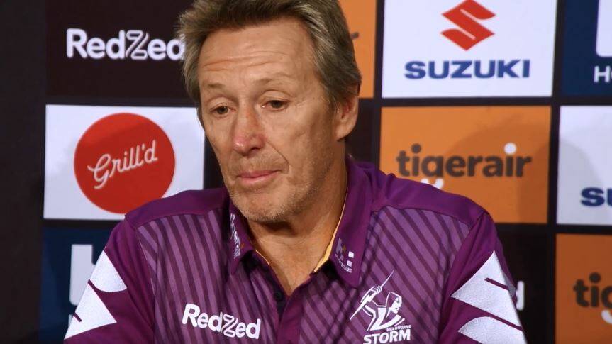 UNCERTAIN: Portland native and Melbourne Storm coach Craig Bellamy doesn't know when, or if, his players will return to action this season.