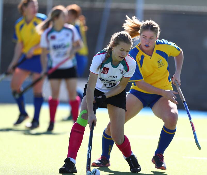 ONE TO GO: If Tirah Jarvis and her Bathurst City team-mates beat Parkes on Saturday they will be the women's Premier League Hockey minor premiers. Photo: PHIL BLATCH