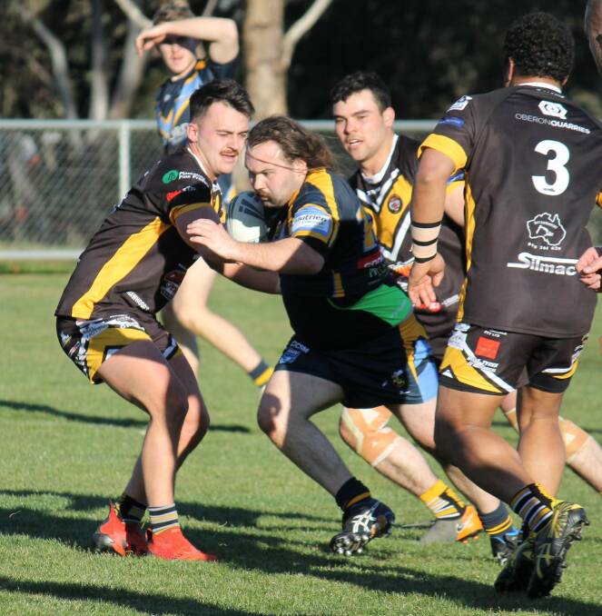ON A ROLL: Oberon Tigers made it seven Woodbridge Cup wins in a row when beating CSU on Saturday. Photo: JOHN FITZGERALD