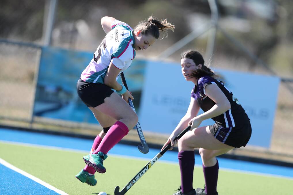 A Clare Bosman double helped Panthers to a 2-1 win over Bathurst City. Photos: PHIL BLATCH