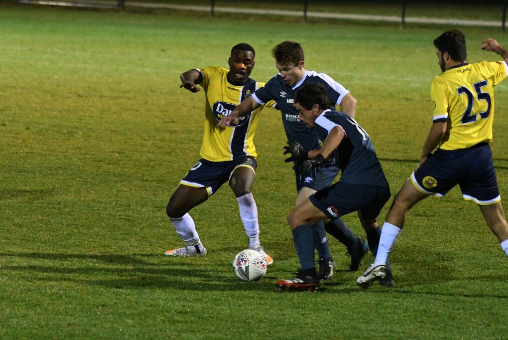 Western's unbeaten run in NPL4 came to an end on Saturday night. Photos: CHRIS SEABROOK
