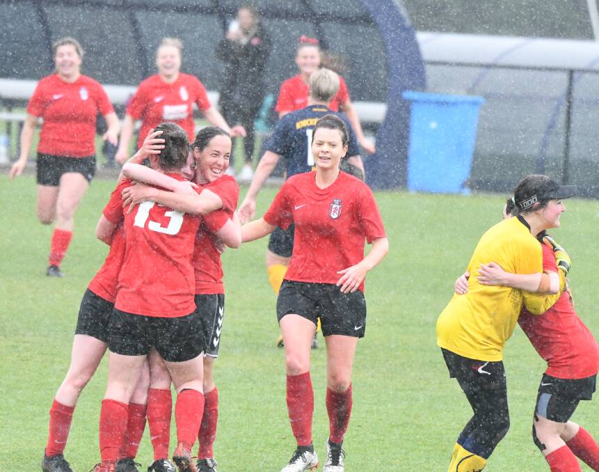 Panorama FC pulled an an upset when beating minor premier Abercrombie 3-2 in the women's premier league grand final. Photos: CHRIS SEABROOK