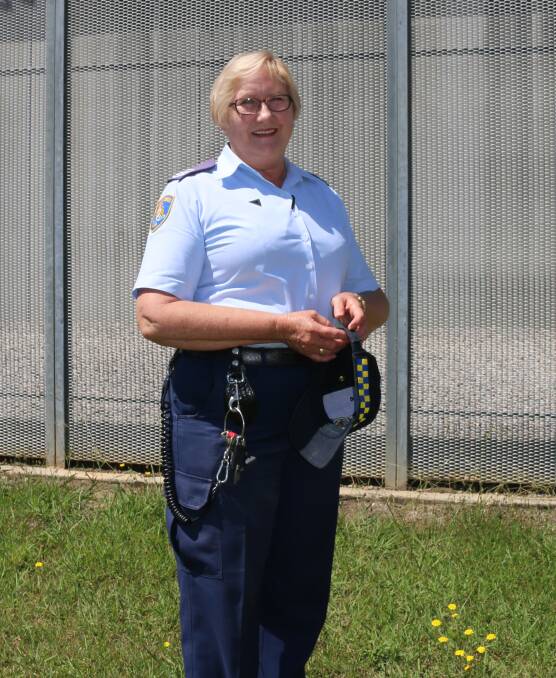 ENJOYS HER JOB: Correctional Officer Jane Lohse has spent 20 years working behind bars at Lithgow Correctional Centre.