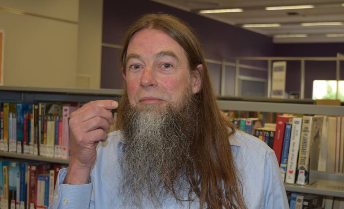 MO' MONEY: Mr Royall after his moustache was shaved off to raise funds for Movember. Photo: Terry O'Keefe.