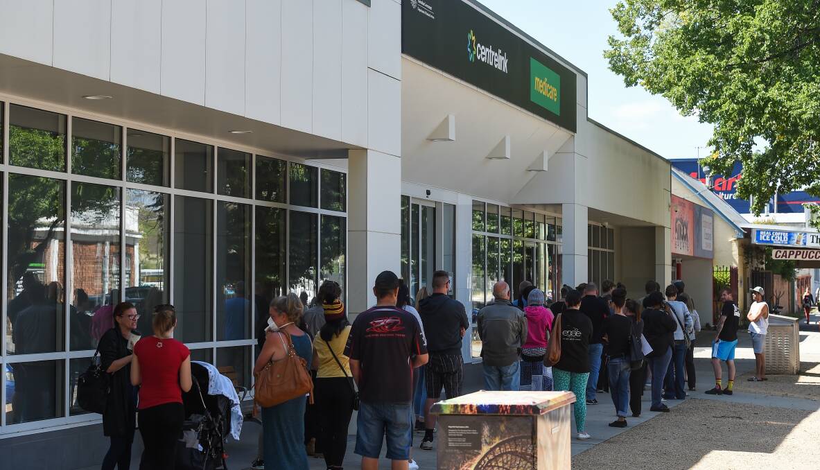 LONG WAIT FOR ANSWERS: Centrelink has been inundated with requests for financial assistance during the pandemic. Picture: MARK JESSER