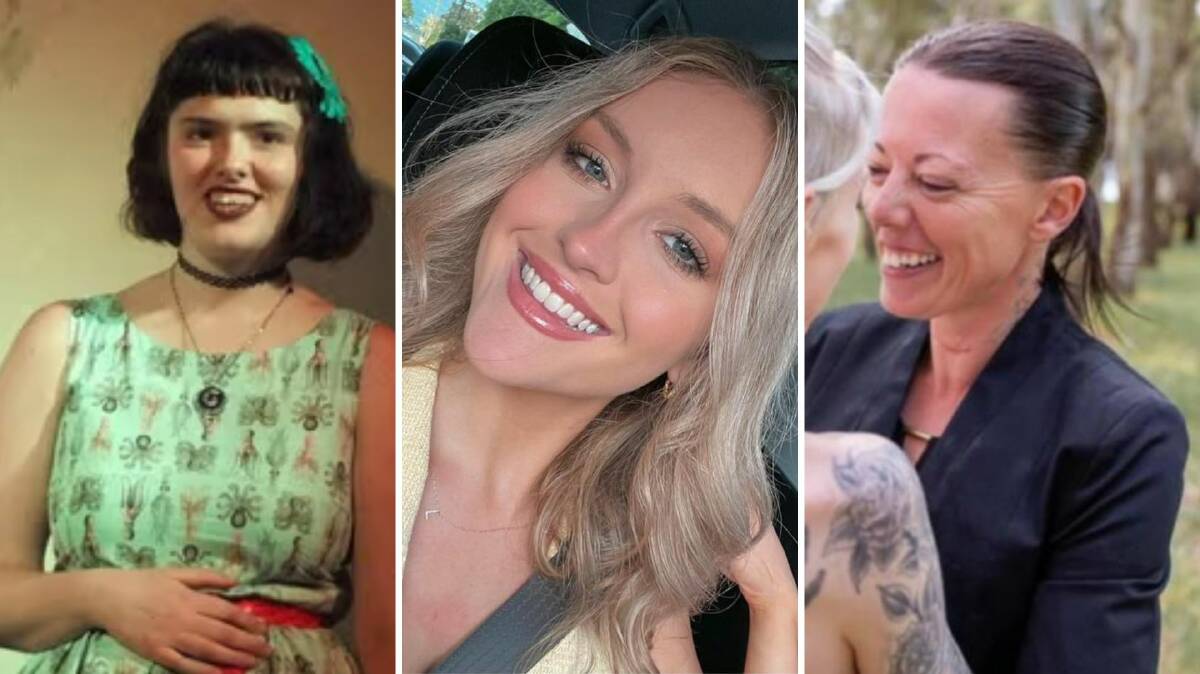 Euridyce Dixon in Melbourne (far left) was killed in 2018, while Lilie James in Sydney (middle) and Krystal Marshall in Adelaide (far right) were killed in October, 2023.