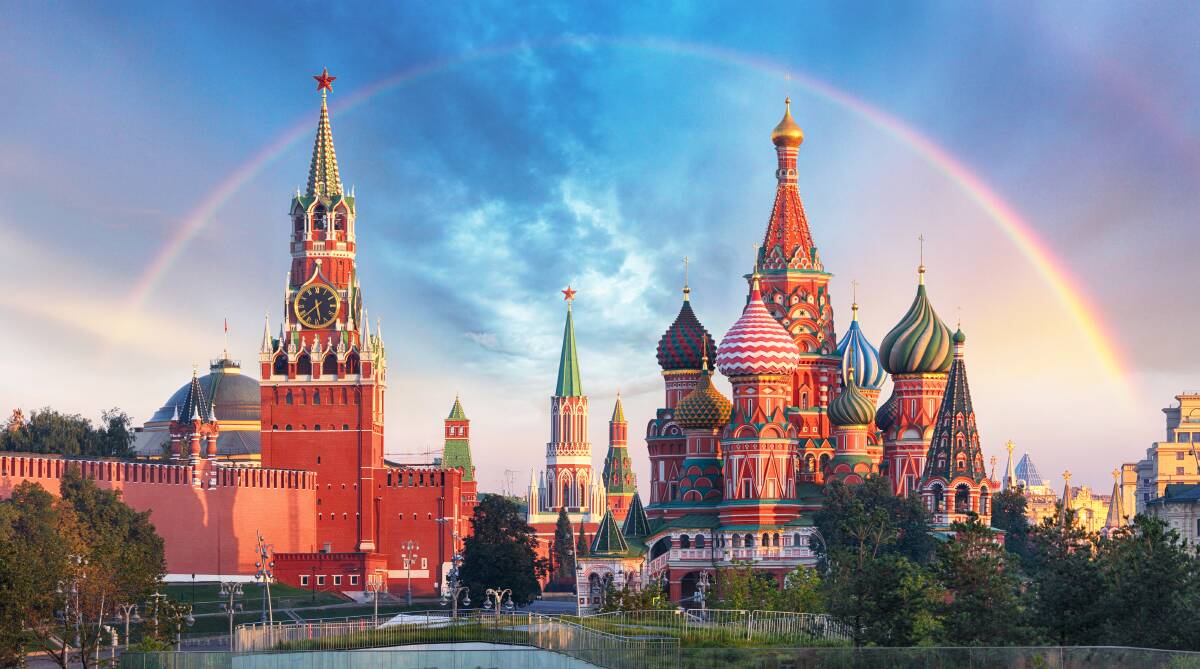 Majestic and magical Moscow, the Red Square from the Kremlin to St Basil's Cathedral. Picture: Shutterstock