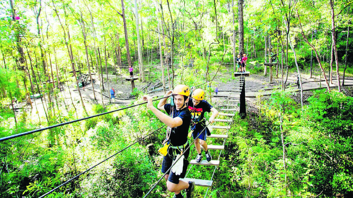 Get a family-friendly adrenaline rush at Thunderbird Park. Picture: Supplied