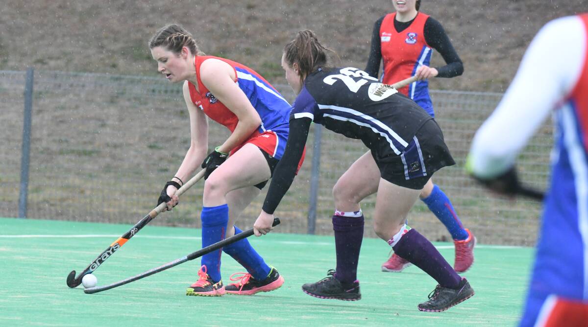 The action from the men's and women's games at the Orange Hockey Centre. Photos: CARLA FREEDMAN