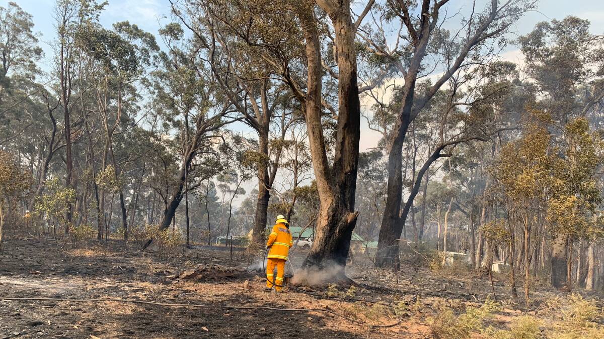 Keeping the fires at bay. Photo: supplied