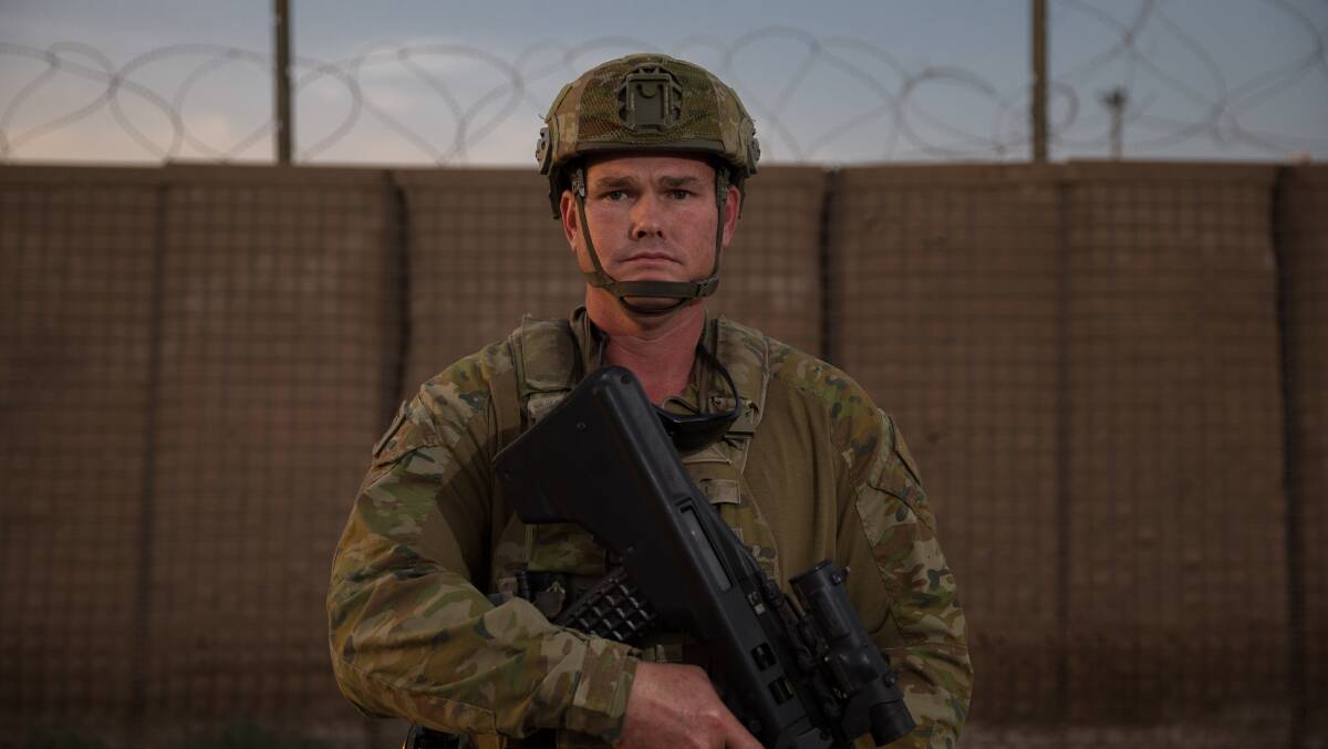Finlay Steel is the Squadron Sergeant Major of the Training Task Unit in Task Group Taji, Iraq. Photo: Australian Department of Defence