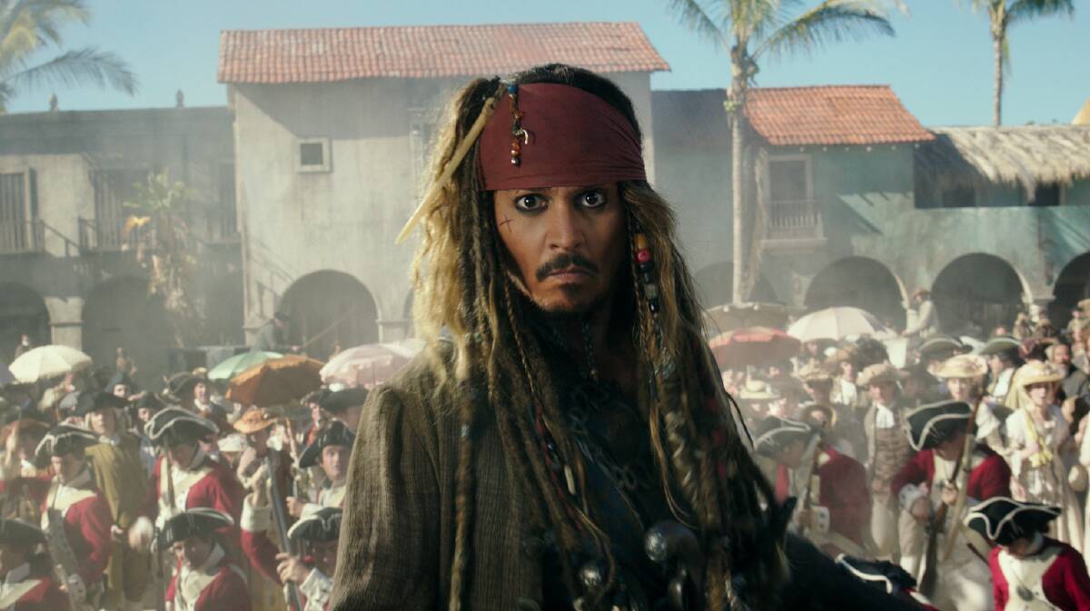 Johnny Depp as Jack Sparrow in Pirates of the Caribbean: Dead Men Tell No Tales. Picture: Disney
