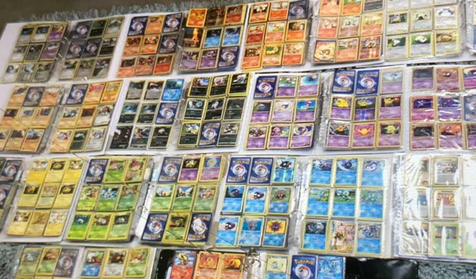 Tegan Perry's Pokémon card collection is huge and in good condition, so she's interested in getting it valued. Photo: Supplied