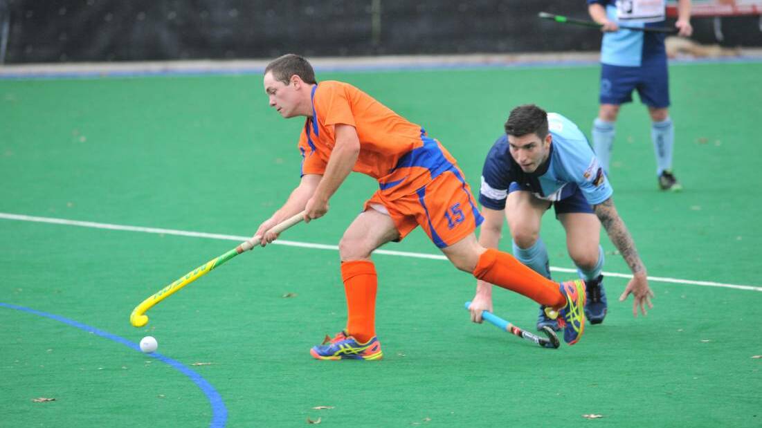LAST ROUND: Adam Skelton and his Orange Wanderers finish their season after Saturday's final round clash against St Pat's.