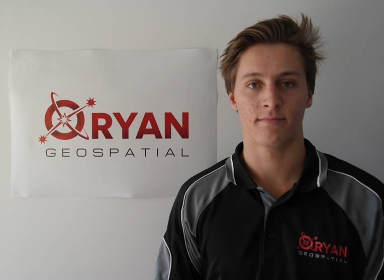 BUILDING: O'Ryan Geospatial has employed Andrew as a trainee surveyor to keep valuable skills in the bush. 