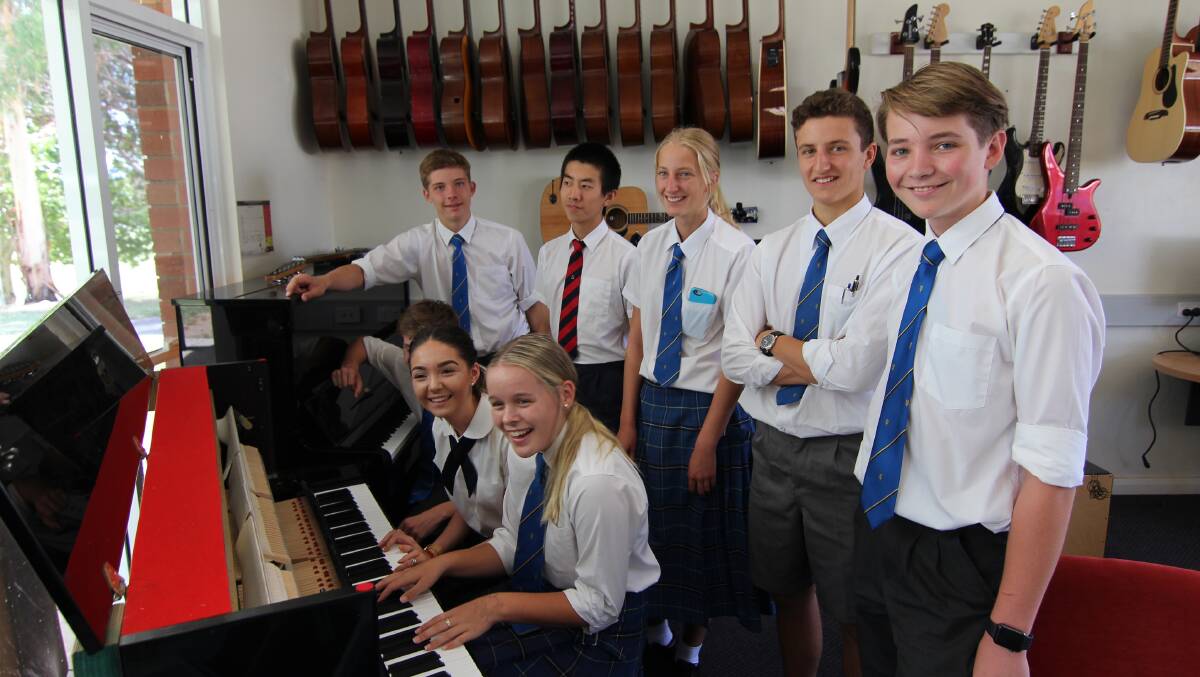 Year 11 students from All Saints' College and The Scots School enjoy combined elective classes. Photo: Supplied