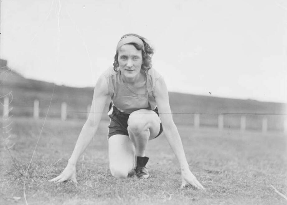 FLYER: Australian and NSW sprint sensation Chrissie Dahm. Fairfax Archive