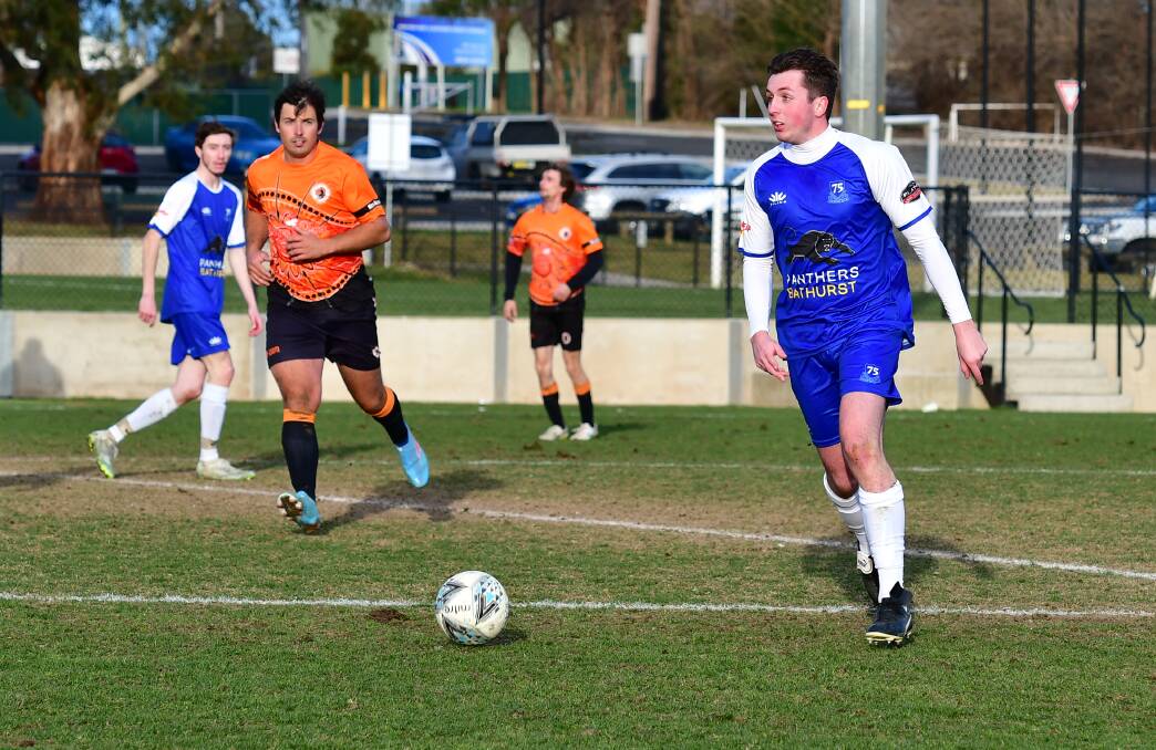 Bathurst '75 have held on to fifth spot thanks to a 5-3 win over Lithgow Workman's FC. Photo: Bradley Jurd