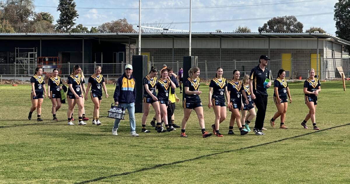 CSU Mungals, pictured after their elimination final win over Canowindra, had a close loss to Condobolin on Sunday. Picture supplied.