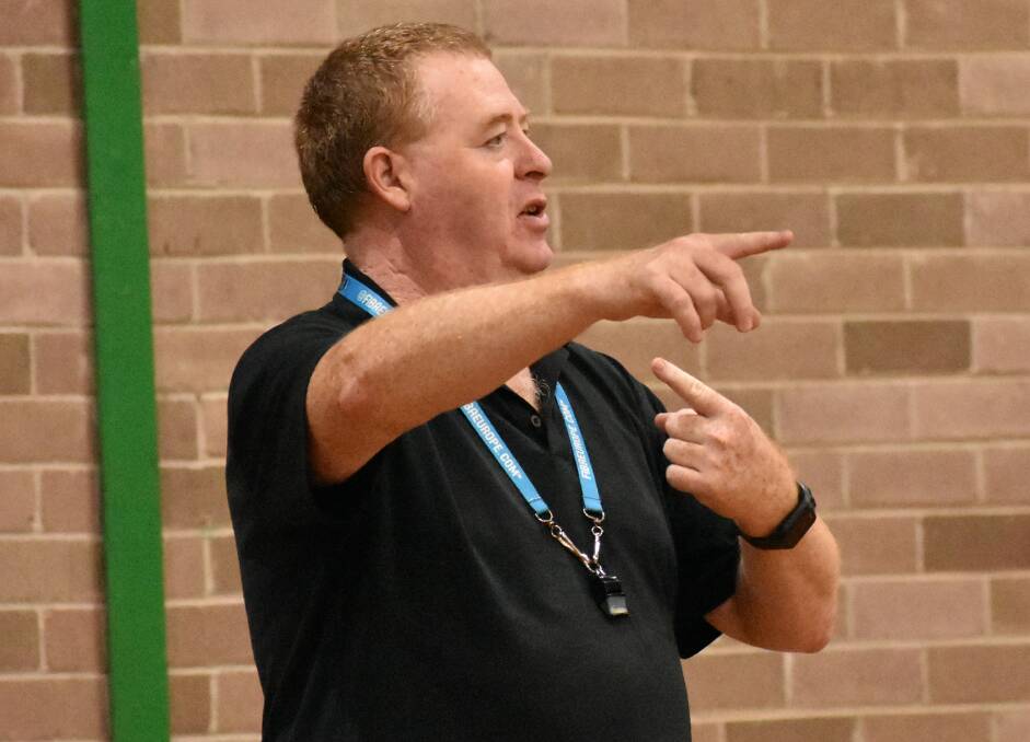 CREDENTIALLED: Renowned basketball coach Rob Beveridge was in the region on Sunday to help rising juniors further their skills.