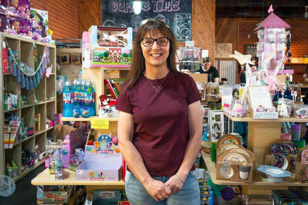 Trudy Rogers owns Gumnuts Gifts and Homewares on Cobar's main street.