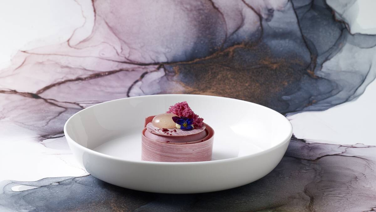 The Marc Newson deep plate is a recent addition to the designer's collaboration with Noritake, and the perfect place to display your favourite sweet treat. noritake.com.au