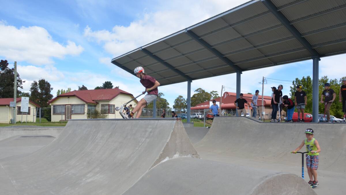 BIGGER AND BETTER: Lithgow Council has a plan to upgrade the facilities in Wallerawang and Portland to match the standard of the skate park in Lithgow.