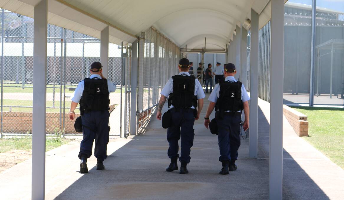 Corrective Services officers at Lithgow Correctional Centre. Picture: TROY GRANT