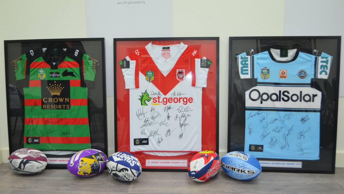 Just a few of the items up for grabs at the LJ Hooker Annual Charity Auction.