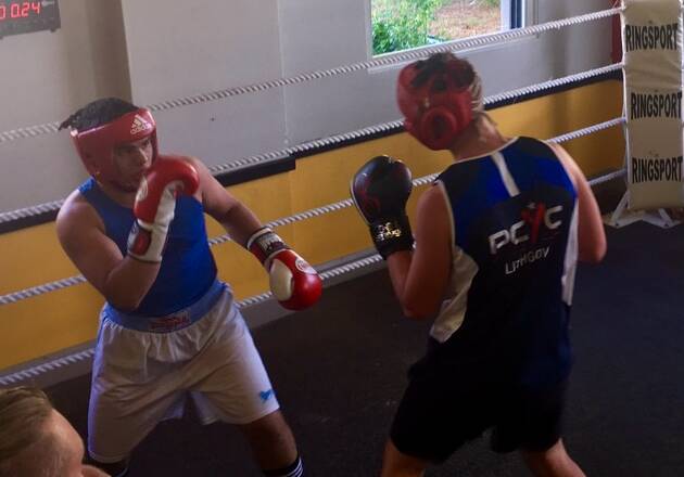 LOCAL TALENT: Lithgow's Ryan O'Donnell training hard for his fight at the PCYC Boxing Gala event this Saturday night. Picture: SUPPLIED