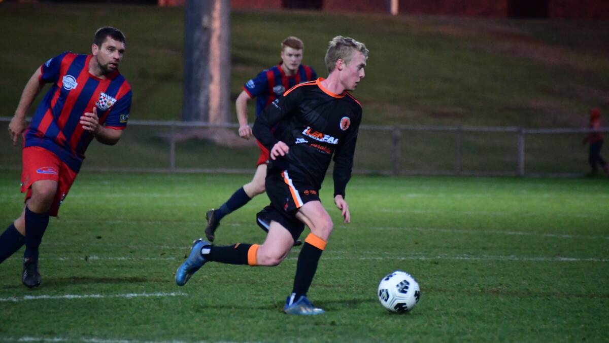ONE TO WATCH: Thomas Busch of Dubbo FC has been one of the most exciting young players in the Western Premier League since its return. Picture: Amy McIntyre