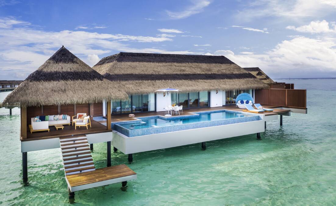 Pullman Maldives Maamutaa Resort: a range of over-water and beachside villas.