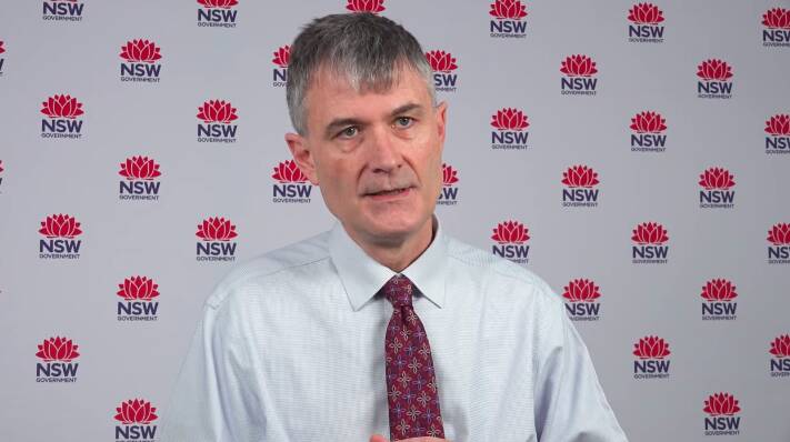 NSW Deputy Chief Health Officer Jeremy McAnulty confirms new COVID-19 cases in the Blue Mountains on Saturday.
