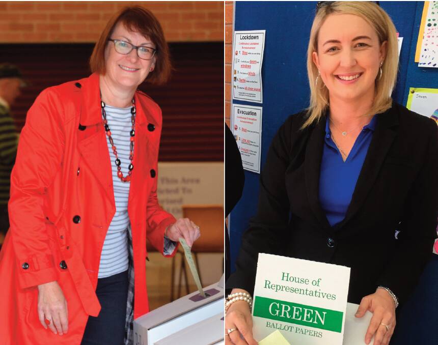 Labor MP for Macquarie Susan Templeman (left) and her Liberal Party opponent Sarah Richards.