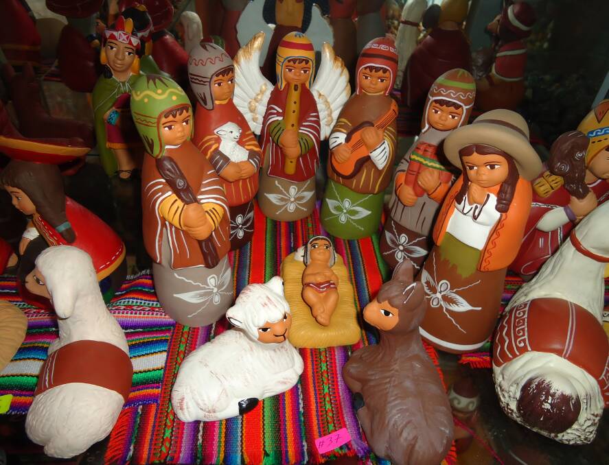 Traditional Peruvian nativity figurines. Picture: Shutterstock