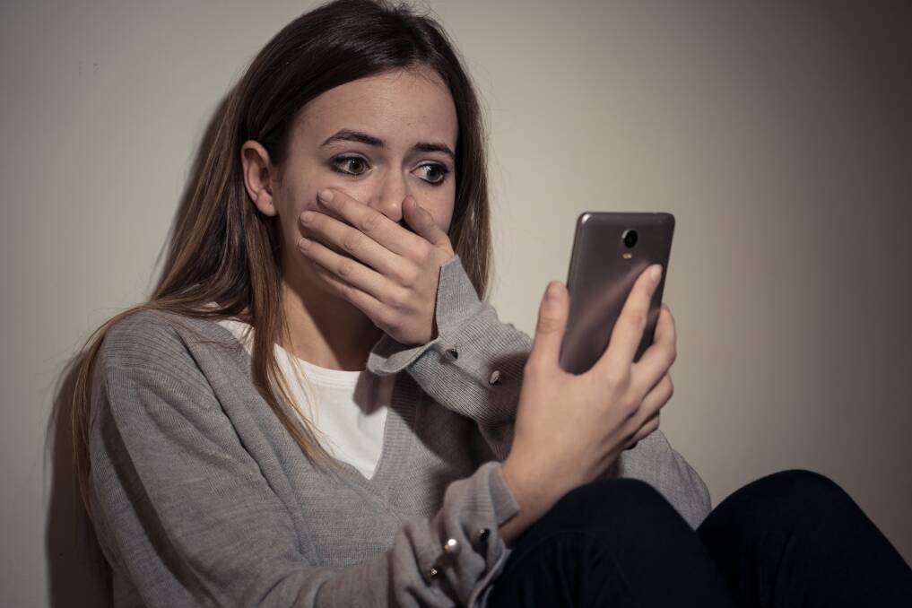 Help your teens handle the impact of viewing unwelcome content online. Picture: Shutterstock