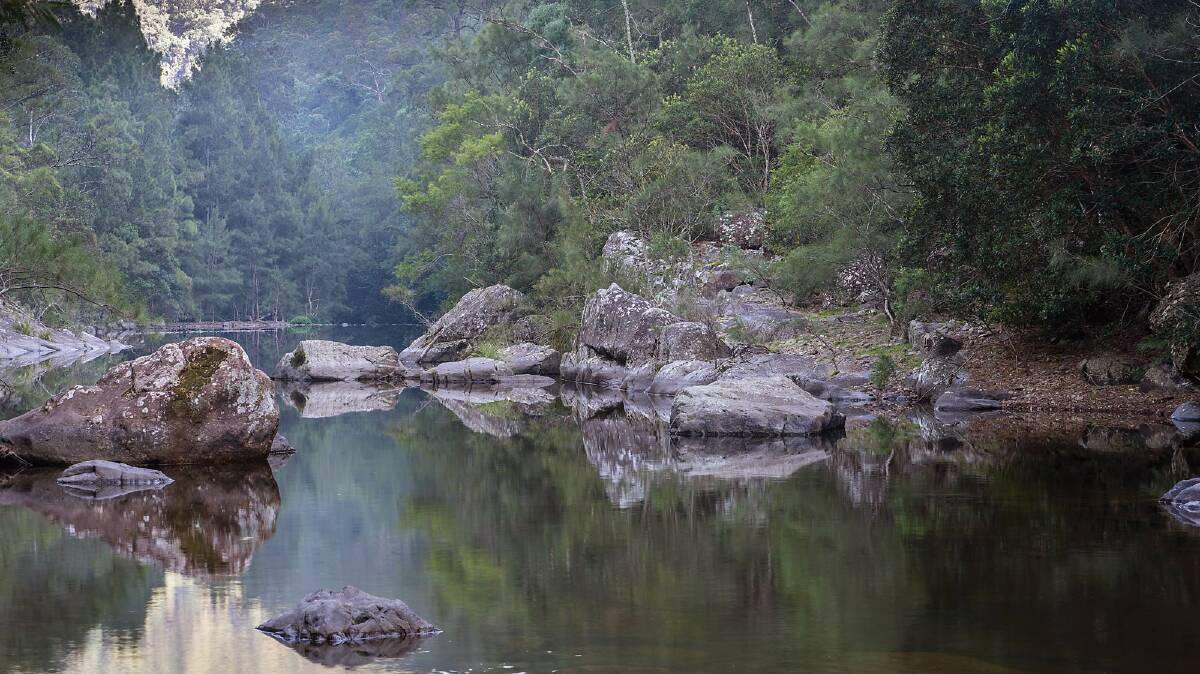 Set to be flooded: The Lower Kowmung. Photo by David Noble. A group says raising the dam will breach Australia’s responsibilities of the World Heritage Convention listing.