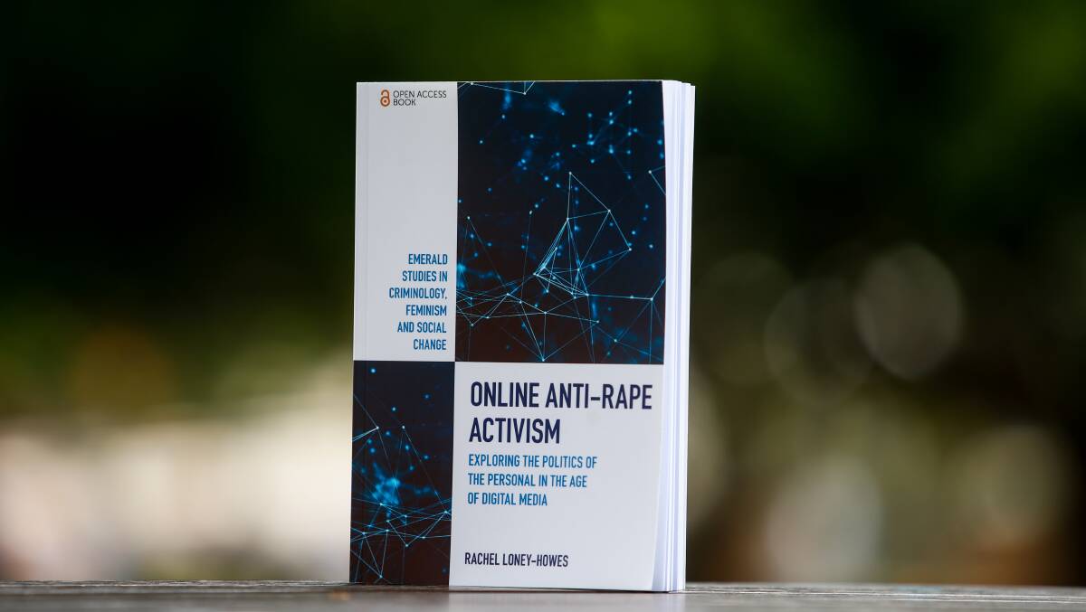 TOOL: Dr Rachel Loney-Howes recently released her book, Online Anti-Rape Activism: Exploring the Politics of the Personal in the age of Digital Media. Picture: Anna Warr.