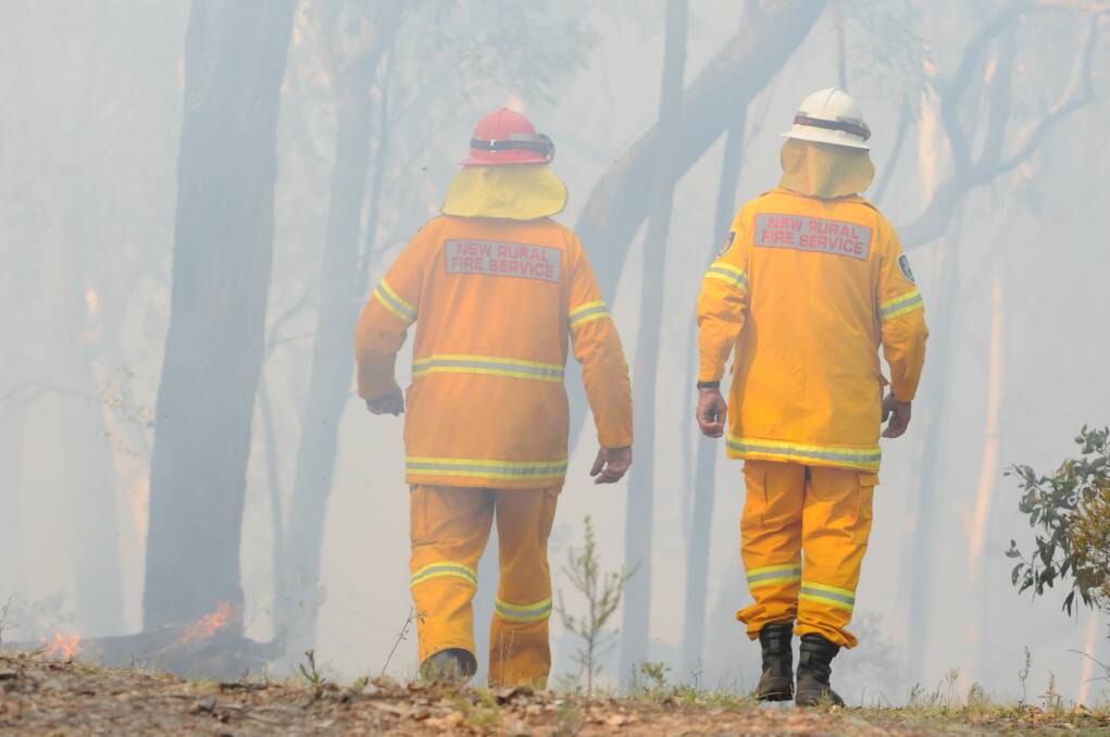 RFS crews are on high alert ahead of scorching temperatures expected on Tuesday. Image: Jude Keogh.