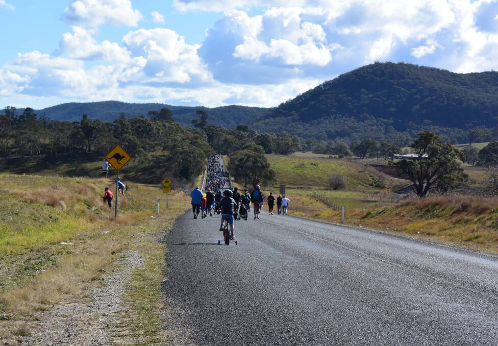 Hitting the road: Whether on foot or wheels, people take to the road to raise much needed funds for the Cancer Council. Photo: File.