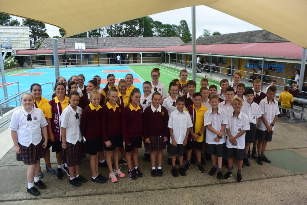 NEW FACES: A total of 39 excited new faces joined La Salle Academy's Year 7 class and the rest of the students in 2019. Photo: Alanna Tomazin.