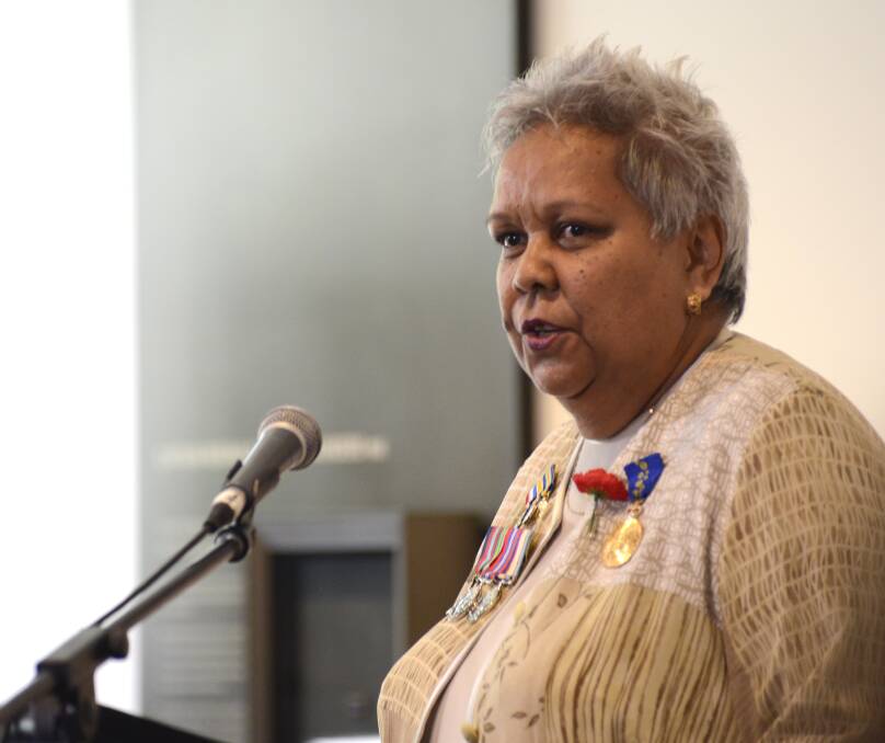 Representing women: Dr Jackie Huggins AM, FAHA, was one of the many keynote speakers at the National NAIDOC Aboriginal and Torres Strait Islander Women’s Conference. Photo: Eva Schroeder.